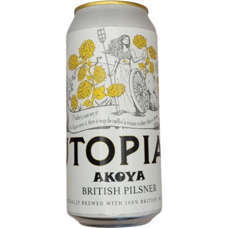 Utopian Brewing - Akoya British Pilsner - 5% - 440ml Can